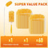YHOVID 360 Duster(60)+3FT +1 Heavy Duty Duster Refills, Disposable Dusters Kit for Cleaning Dusting Furniture Blind