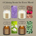 Set 4 Pack Candle Gift for Home Scented Soy Wax Candles, Lavender, Jasmine, Sandalwood & Sage Long Lasting Aromatherapy