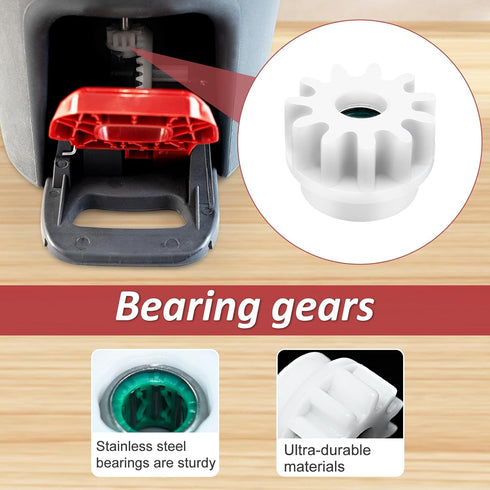 Set 1-Tank Mop Heads Replacements,Scrubber Head,Base and Pedal Bearing Replacement Combo for O-Cedar EasyWring