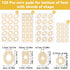 Tyqour 120pcs 4 Corn Pads For Feet Model Corn Cushions For Toes Latex Foam Corn Removers For Feet Self Adhesive Toe