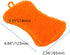 Red 5 Pcs Silicone Cleaning Scrubber, Colored Sponges for Dishes, Kitchen Cleaning