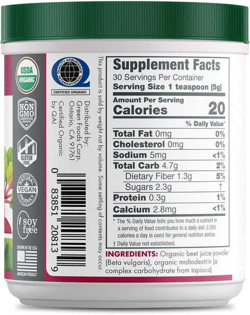 GREEN FOODS BEET ESSENCE, OG2, 5.3 OZ