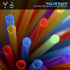 300 Neon Mini Bar Cocktail Straws, Short Plastic Drink Stirrers