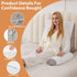 Set 9&12inch BIEEZZK Wedge Pillow for After Surgery, Wedge Pillow for Acid Reflux, Bed Wedge Pillow with Adjustable
