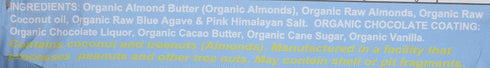 Nelly's Organics 1.6 , Bar Chunky Almond Butter Dark Chocolate Organic, Ounce
