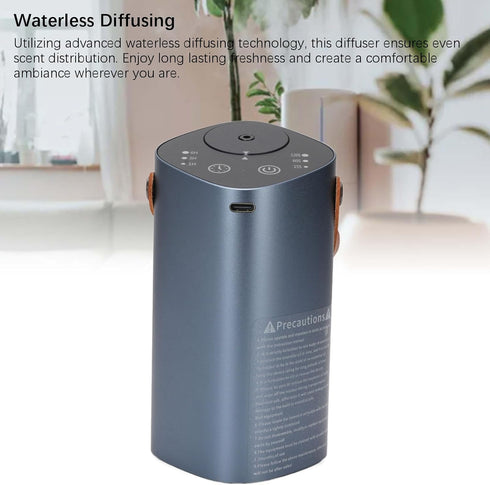 ZDAGELD Waterless Diffuser for Essential Oil, Portable Leakproof Quiet Aromatherapy Diffuser with Timer and Handle