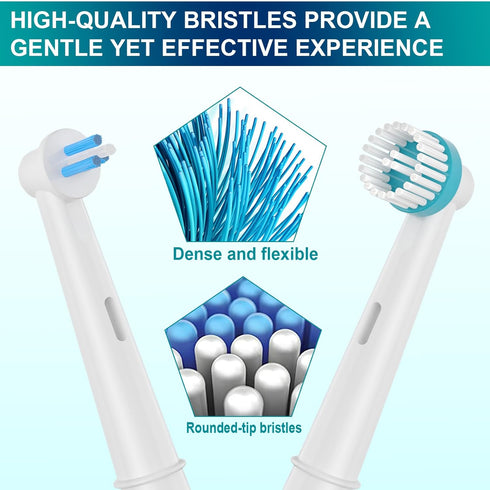 Sdiveson Package. Interspace and Ortho Care Replacement Brush Heads Compatible with Oral B Electric Toothbrush, Braces