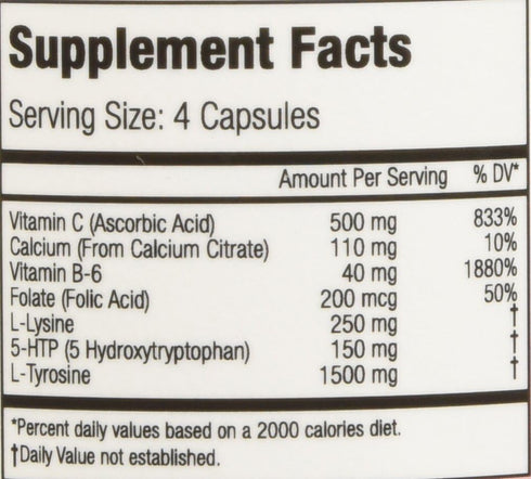Nattura 5-HTP Supreme for Positive Mood, Relaxation, Appetite Control, 90 Capsules