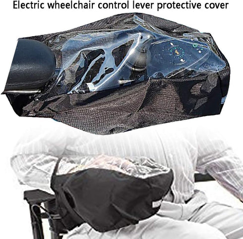 9.8x5.9inch SYCOOVEN Power Wheelchair Accessories, Waterproof Power Wheelchair Arm Joystick Cover,Durable Electric