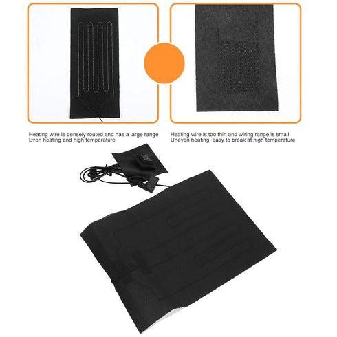 Electric Heating Pad, 3 Gears Adjustable Temperature USB Heating Cloth, Soft Comfortable Waterproof Winter Heating Pad