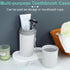 Travel Toothbrush Holder, Large Portable Toothbrush Cup Case for Business Trip, Camping, School - Gray