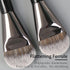 Flat Foundation Brush for Liquid Makeup, Makeup Brushes for Liquid Foundation, 820 Black