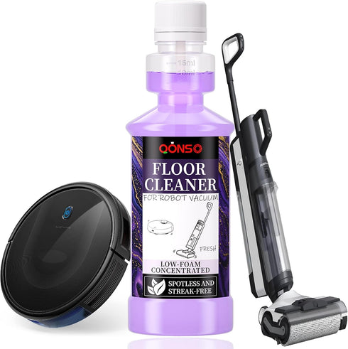 Low Foam Robot Vacuum Floor Cleaning Concentrate Solution Compatible for Roborock Q5