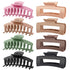 TOCESS 8 Pack Big Hair Claw Clips - Large Claw Clip for Thin Thick Curly Hair 90's