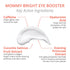 Visha Skincare Mommy Bright Eye Booster Cream, 4 in 1 for Dark Circles, Puffiness, Fine Lines, 0.5oz