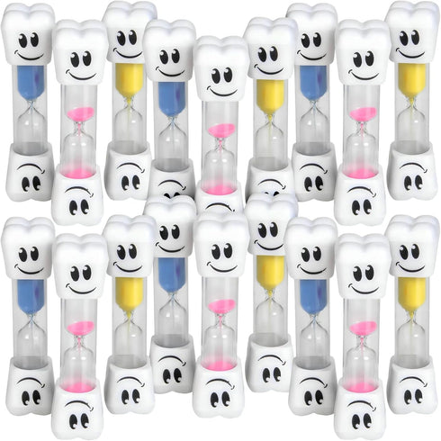 Smile Tooth 2 Minute Sand Timer in Assorted Colors