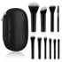 10 Pcs Mini Travel Makeup Brush Set, Portable Small Eyeshadow, Lipstick, Foundation Brushes