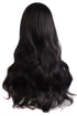 MapofBeauty 28 Inch Women's Long Curly Full Hair Wig, Black