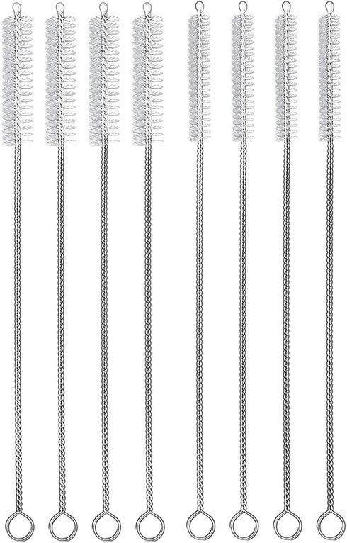 Hiware Straw Cleaner Brush Set, 8-Piece Long Cleaning Brush for Straws on