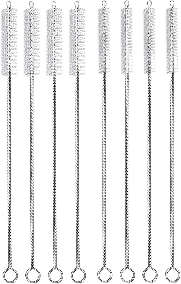 Hiware Straw Cleaner Brush Set, 8-Piece Long Cleaning Brush for Straws on
