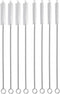 Hiware Straw Cleaner Brush Set, 8-Piece Long Cleaning Brush for Straws on