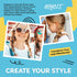 HOYOLS Clear Elastic Hair Bands, 2500 Small Rubber Bands for Girls Kids Women, Non-Slip Tiny Soft Hair Ties