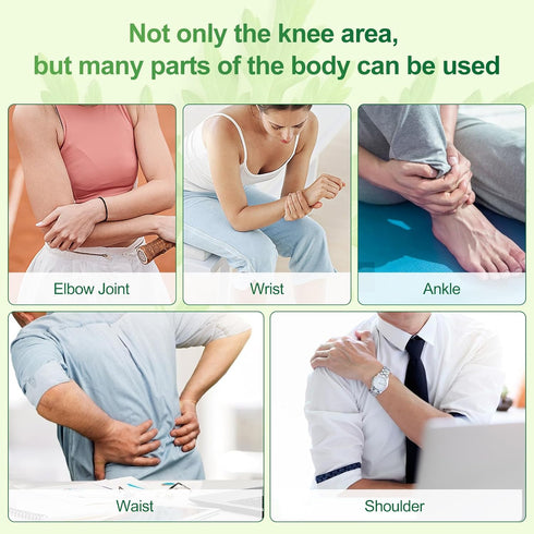 MQ 24 Count Knee Relief Patches, Herbal Heat Patches for Knee, Back, Neck, Shoulder, Waist Long-Lasting Relief
