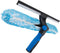 Unger Professional 18" ProFlex 2-in-1 Squeegee & Scrubber, Window Cleaning Tool with Pivoting Head, Reusable Sleeve
