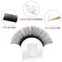 Lash Extension 0.05mm D Curl Mixed Classic Eyelash Extensions, 15-20mm Matte Black Individual Lashes
