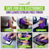 Screen Mom (4-Pack) Screen Cleaner Purple Microfiber Cloths - Microfiber Screens Cleaner Cloths, TV Cleaning Cloth