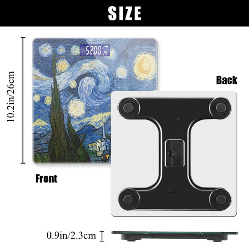 Weight Scale Digital Bathroom Scale for Body Weight, 400 lbs Personalized Digital Scale with Backlit Display