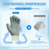 MIG4U Microfiber Dusting Gloves - House Cleaning Glove for Blinds, Windows, Furniture, Reusable Lint-Free Gray 2 Pairs