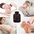 miaozhen 2L Black and Red Halloween Evil Geckoes Cute hot Water Bottle with Soft Cover hot Compress Bag for Arthritis