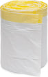 13 Gallon Heavy Duty Trash Bags, 100 Count, White Unscented Tall Drawstring Kitchen Garbage Bags