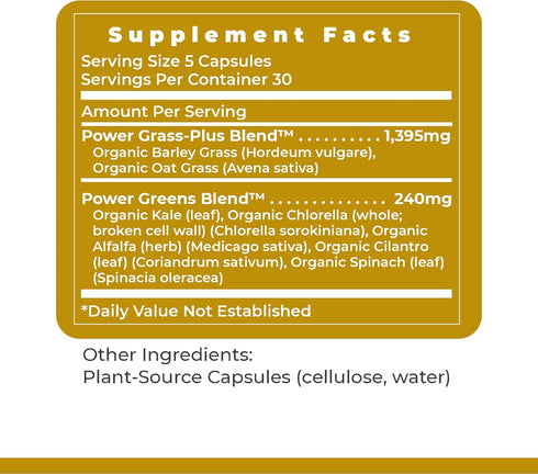 Premier Research Labs Greens Capsules, 150 Vegetarian Capsules, Super Greens Supplements