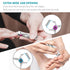 SZQHT Extra Wide Jaw Opening Nail Clippers - Thick Nails Cutter for Ingrown Toenail & Fingernails Manicure Set