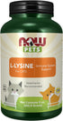 NOW Pet Health L-Lysine Supplement Powder for Cats, NASC Certified, 8-Ounce