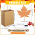Dinifee 24 Pcs Fall Theme Gift Bags with Handles, Personalized Maple Leaves DIY Candy Bags for Autumn Holiday Party