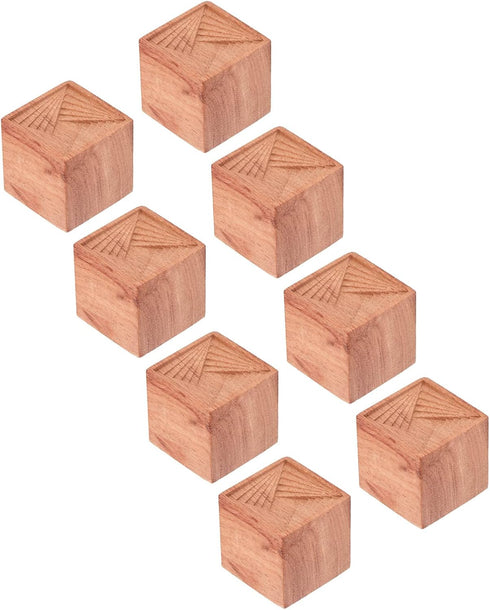 PinzqTrading 8 Pcs Rosewood Essential Oil Diffuser, Wood Aromatherapy Diffuser for Car Bedroom Office, Natural Wood