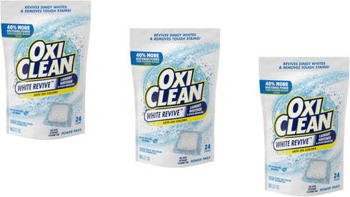OxiClean White Revive Laundry Whitener & Stain Remover, Safe on Colors, Power