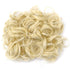 Messy Curly Hair Bun Extensions - Updo Hairpiece Chignons, Easy Stretch Hair Combs Clip in Ponytail Extensions