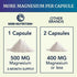 Magnesium Citrate Complex 500 MG for Calm, Relaxation, Constipation & Digestion Health Support - High Absorption