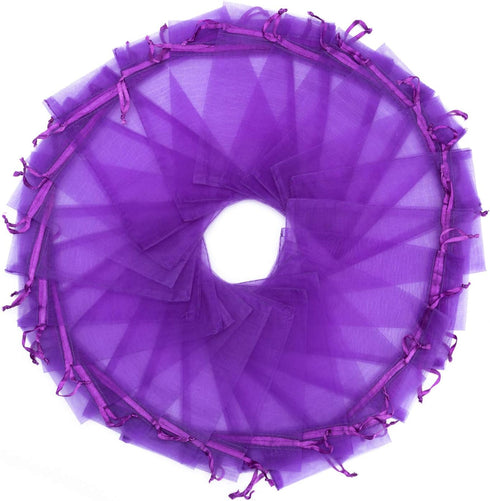 Tendwarm 50PCS 5X7 Inches Organza Gift Bag With Drawstring for Jewelry Candy Favor Pouches