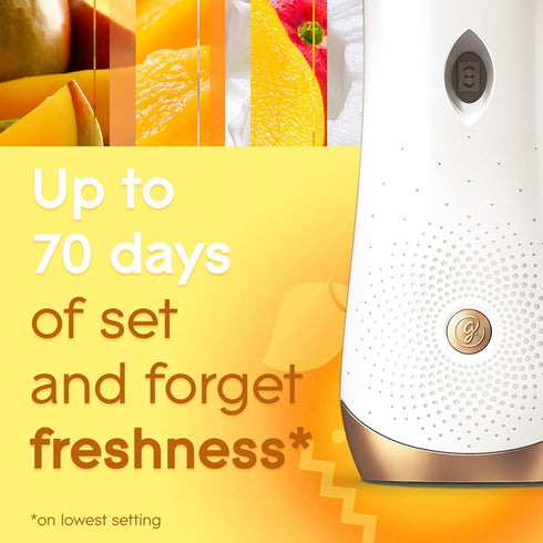 Glade Automatic Spray Refill, Air Freshener for Home and Bathroom, Mighty Mango, 6.2 Oz, 2 Count