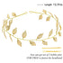 Unicra Gold Wedding Leaves Hair Vine, Bridal Leaf Headpiece, Gold Headbands Hair Accessories for Women and Girls (15.7