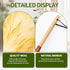Lambs Wool Duster 20 Inch Handheld Wooden Duster for Cleaning Window Blinds, Computer, Furniture (2PCS)