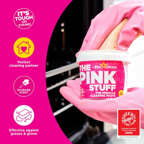 Stardrops - The Pink Stuff - Miracle Cleaning Ultimate Bundle Paste, Multi-Purpose Spray, Bathroom Foam Spray