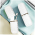 OUNONA Portable Travel Toothbrush Case and Holder Plastic Toothbrush Storage Container with Mouthwash Cup Function