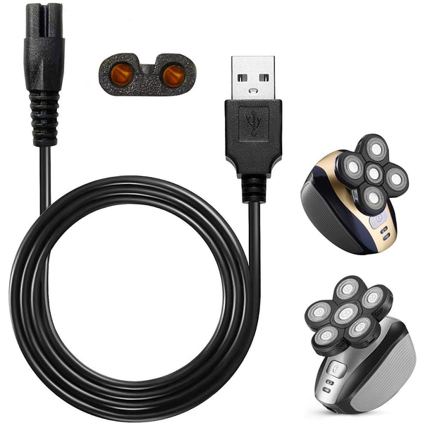 Universal Head Shaver Charger Cord, Compatible with WAHFOX and Many Brands, USB Cable Replacement