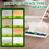 YHOVID (60 Count) XL Heavy Duty Dry Sweeping Cloths Compatible with Sweeper Mop, Microfiber Duster Mop Pads Refills